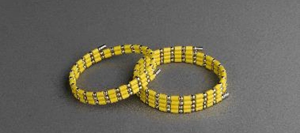 ⑥ コアフォースループ イエロー K14ホワイトゴールド