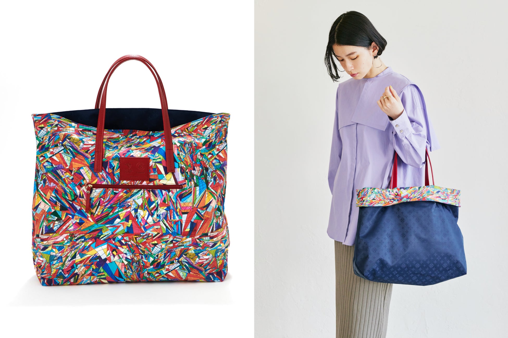 アートトートバッグ L