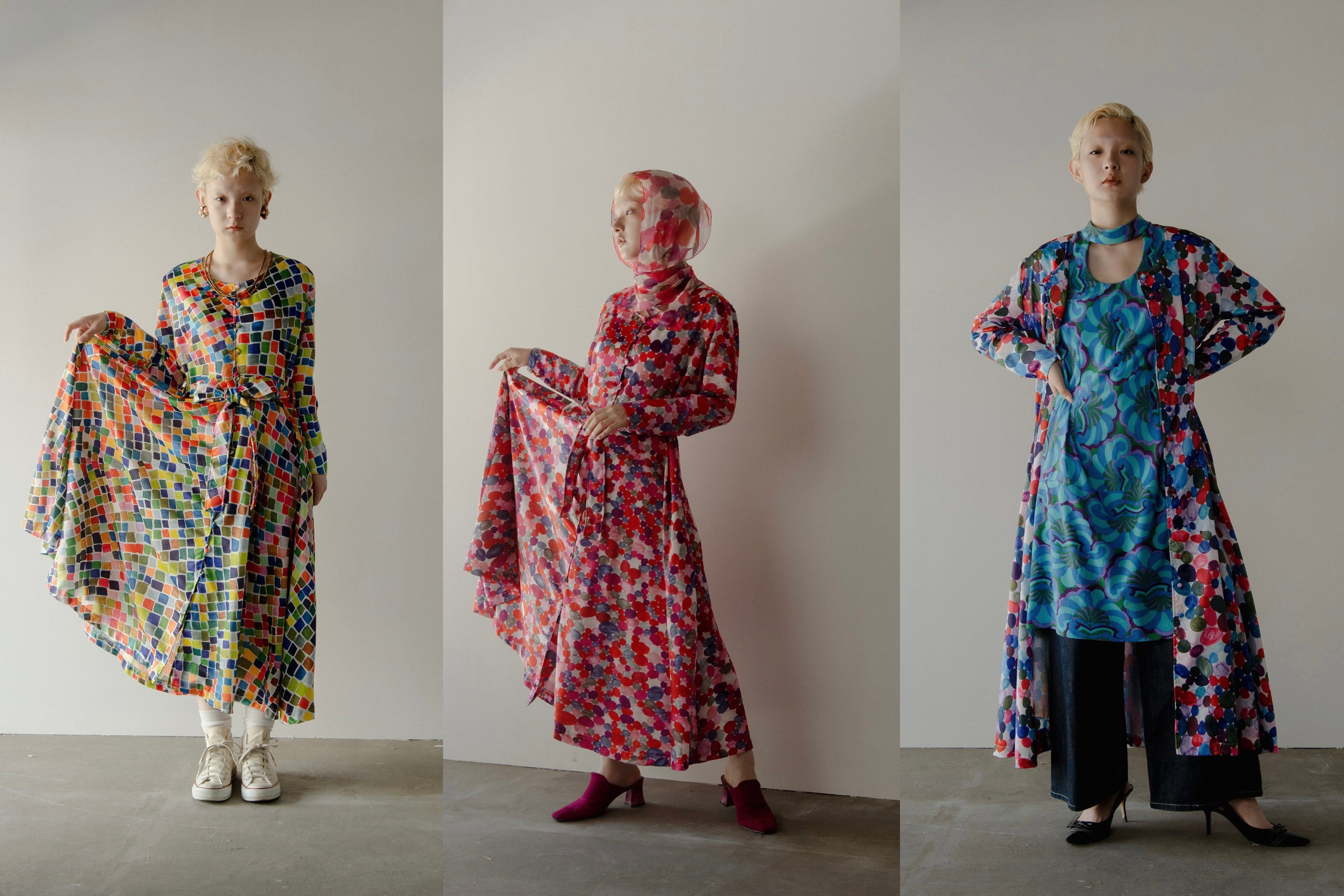 希少✨️【HAND×HERALBONY】限定コラボ　アートスカーフ シルクスカーフ「抱負」 – HERALBONY
