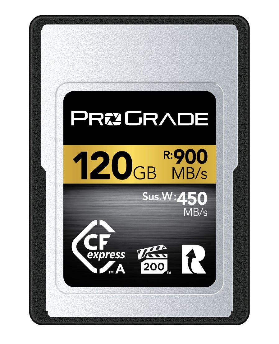 CFexpress 2.0 Type A GOLD 120GB VPG200 メモリーカードを販売開始 | ProGrade Digital ...