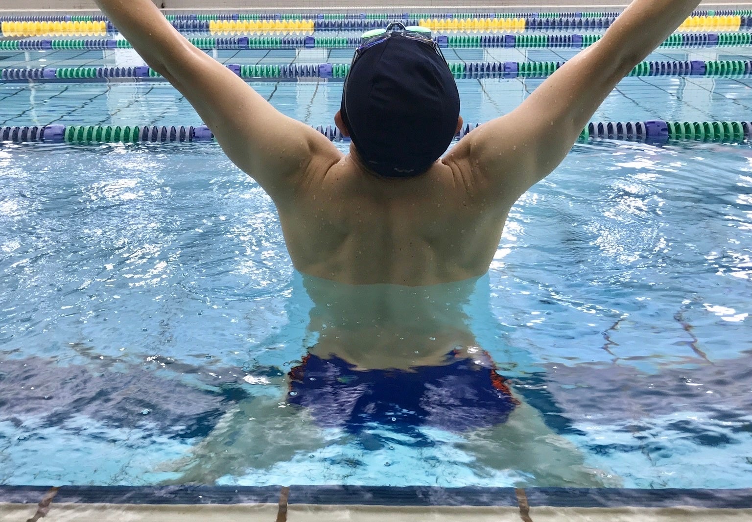 水泳を通したコミュニケーション術などについて学ぶ