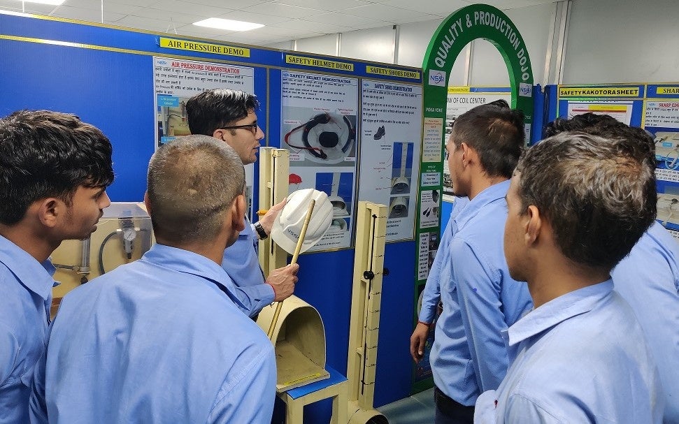 安全研修の様子①