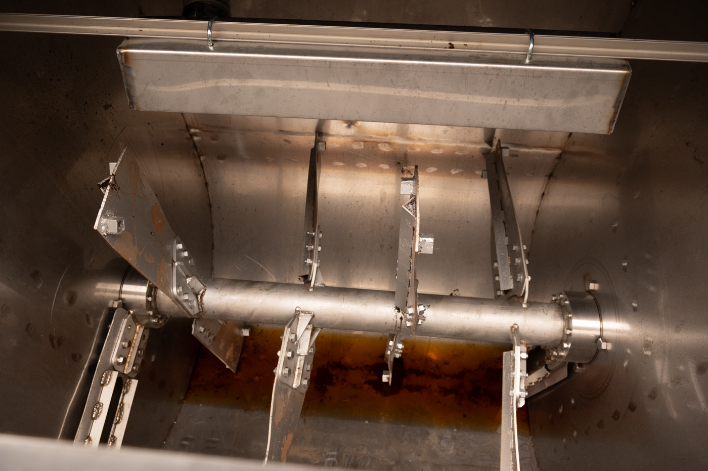 内部（有機物を入れる前の状態）