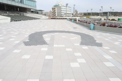 インターロッキング舗装の様子