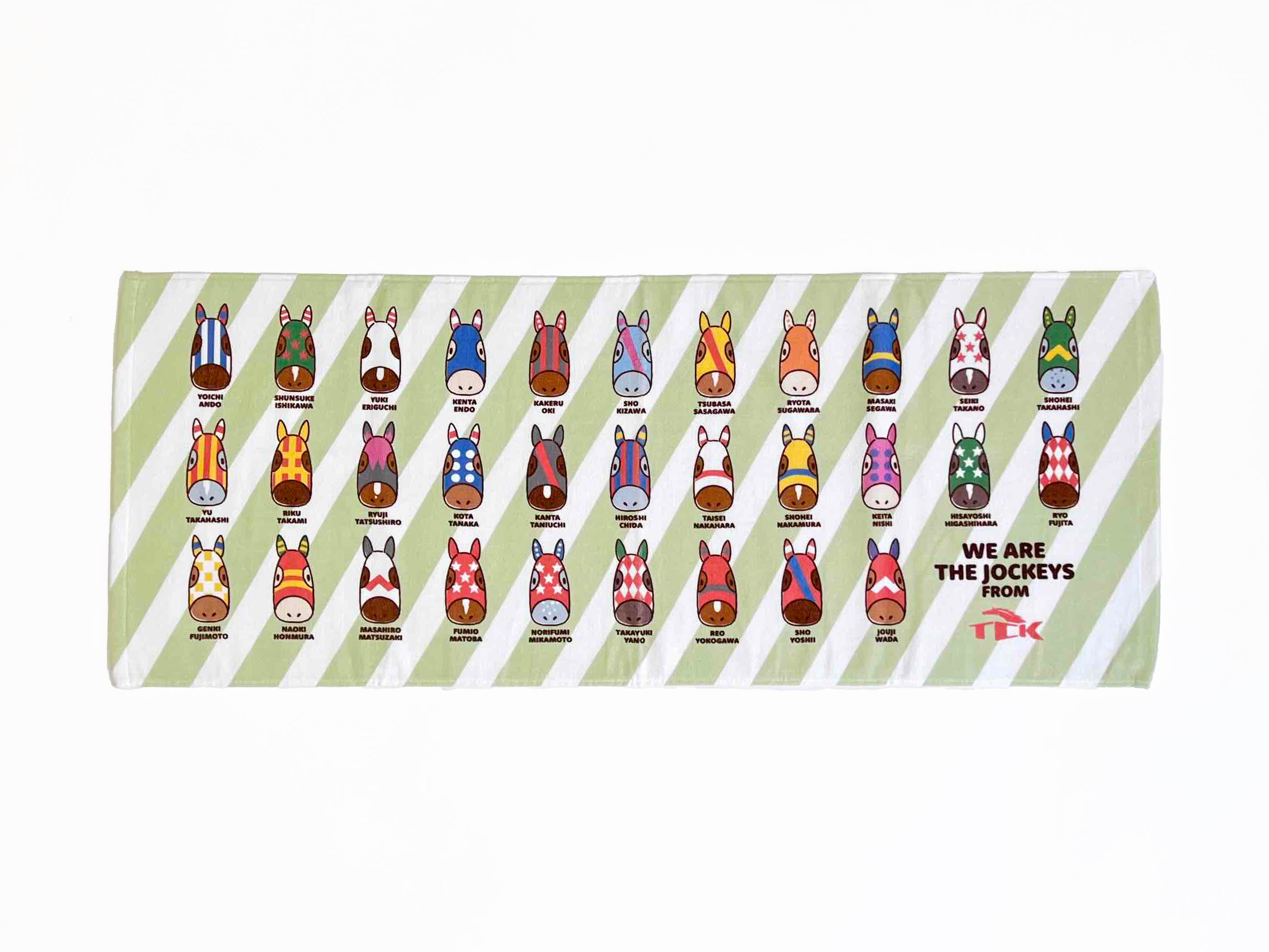 TCK Jockeys メンコホースフェイスタオル