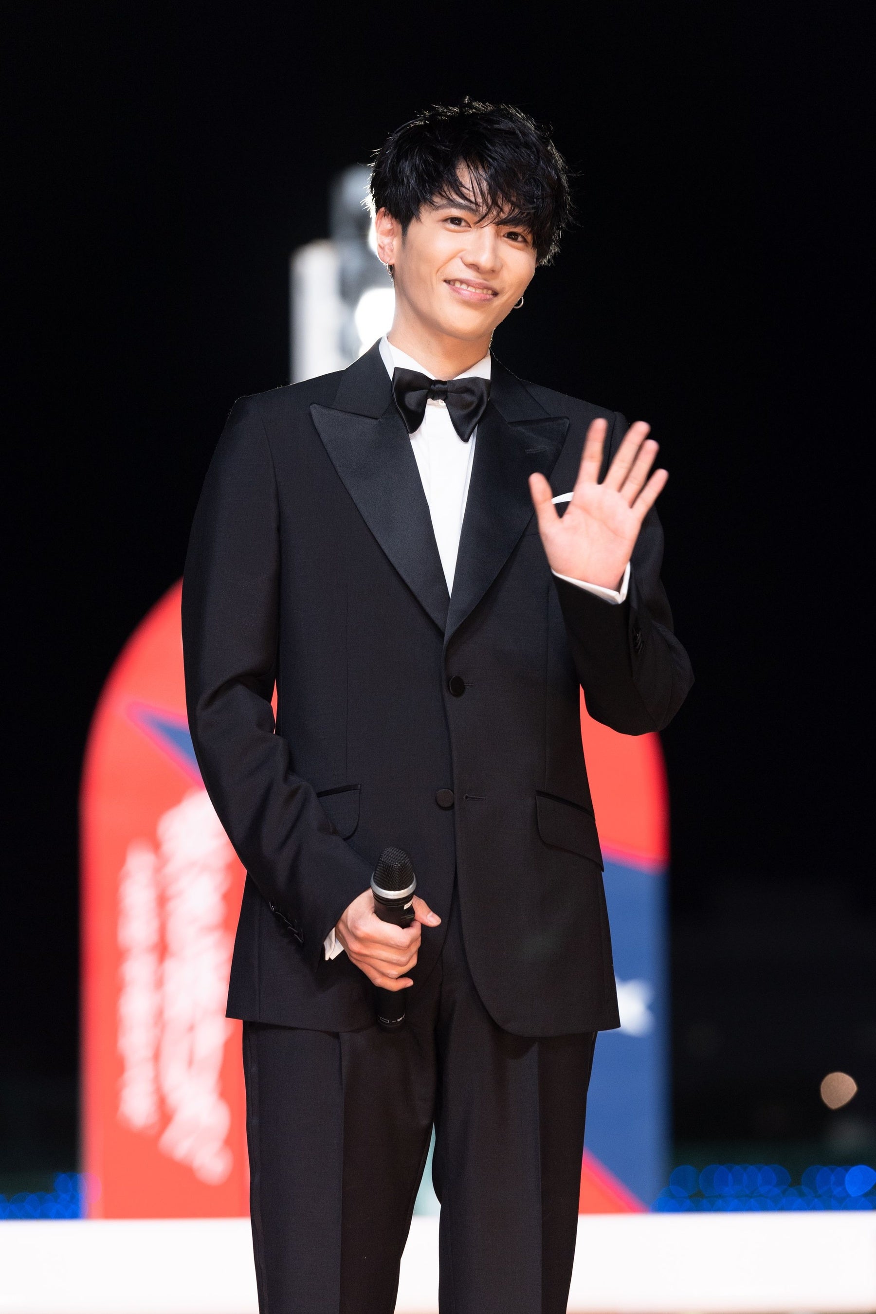 帝王賞の表彰式前インタビューの様子