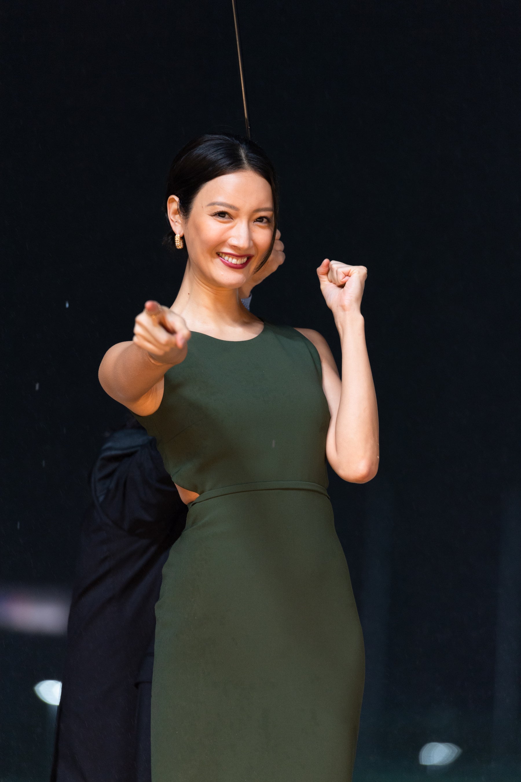 ジャパンダートダービー表彰式前インタビューの様子