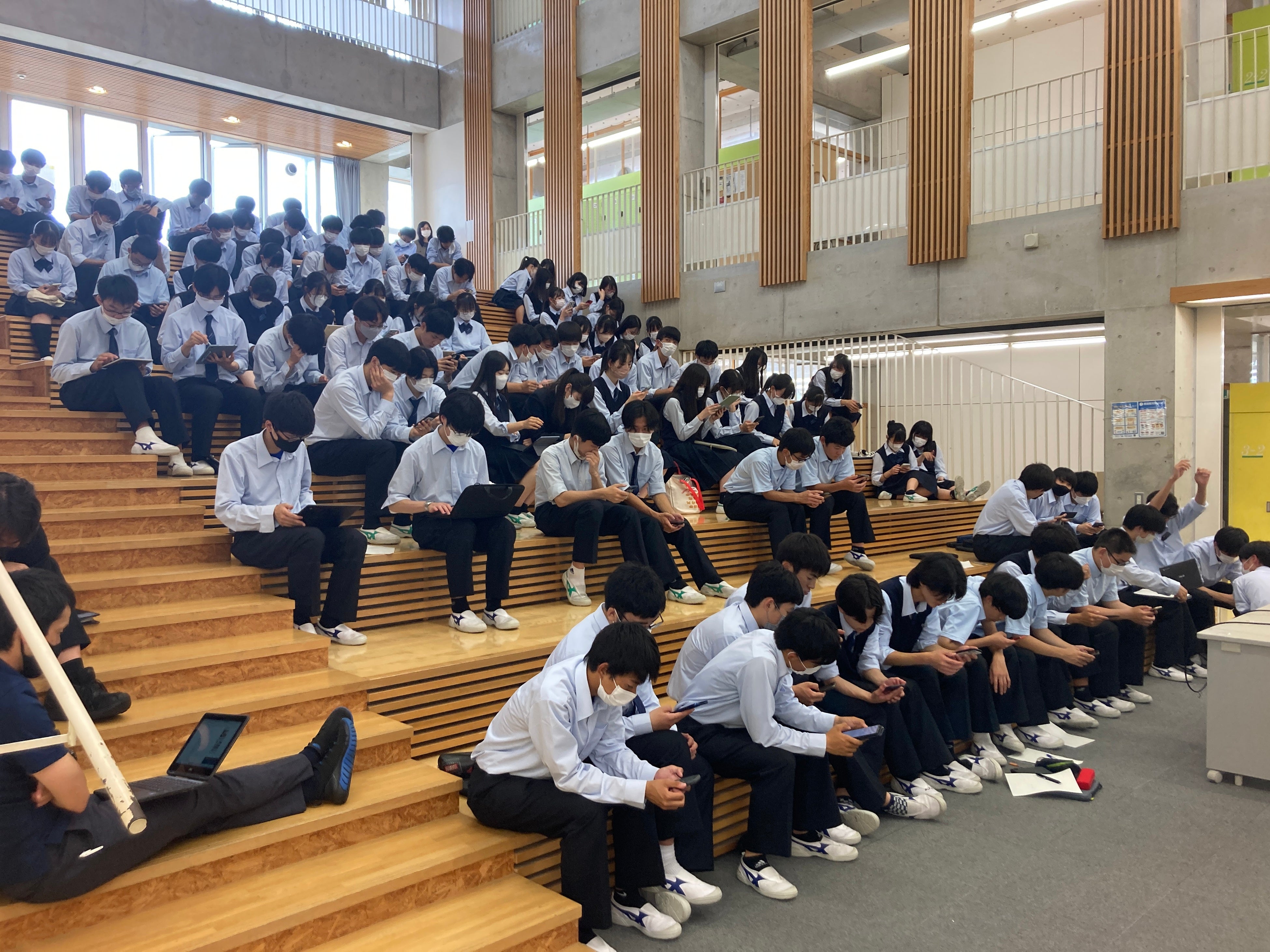 過去に開催した出前授業の様子①