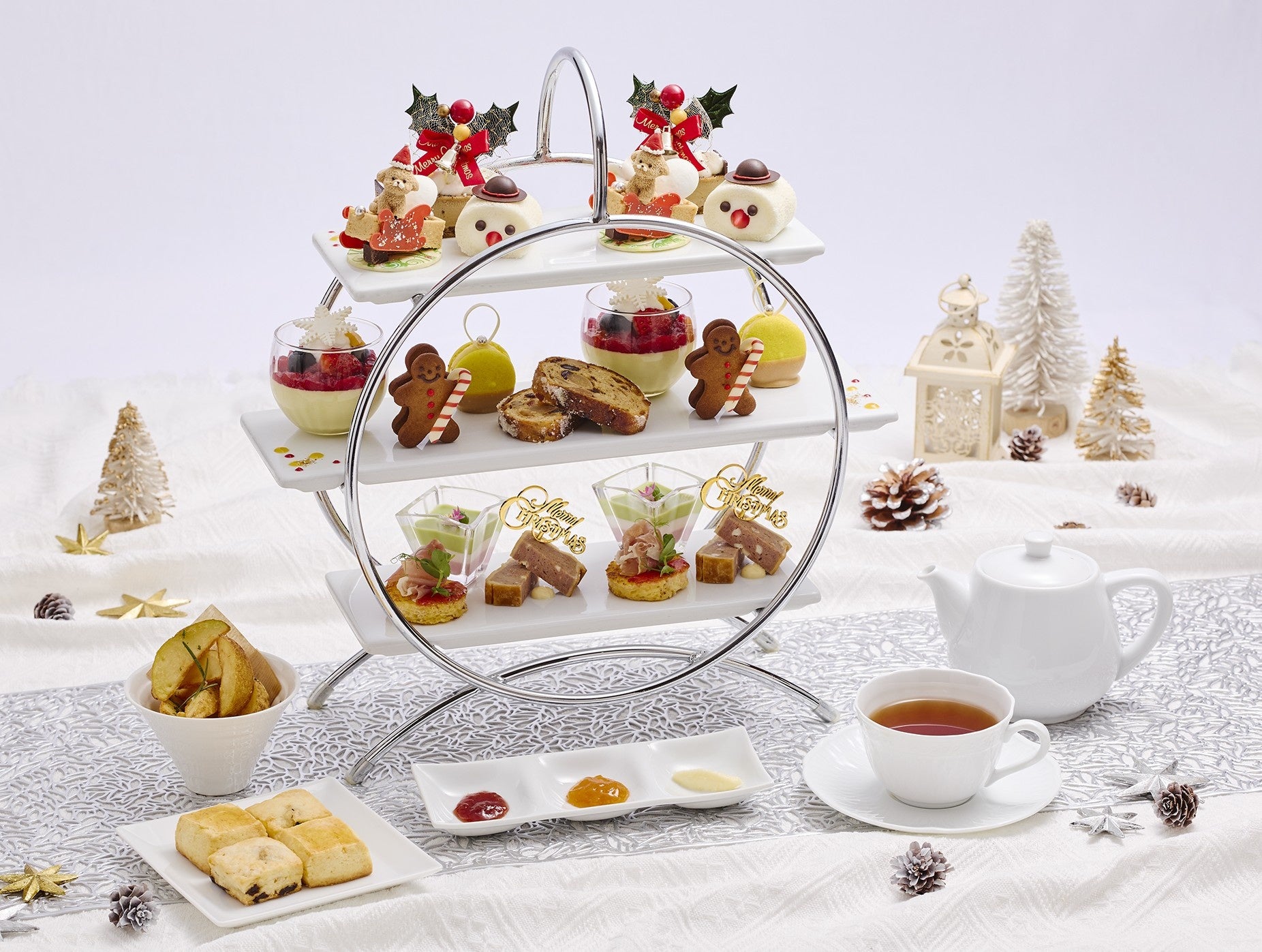 【ロイヤルパークホテル】クリスマスの”カワイイ”がテーマ！キュートな「クリスマスアフタヌーンティー」が12/1～登場！