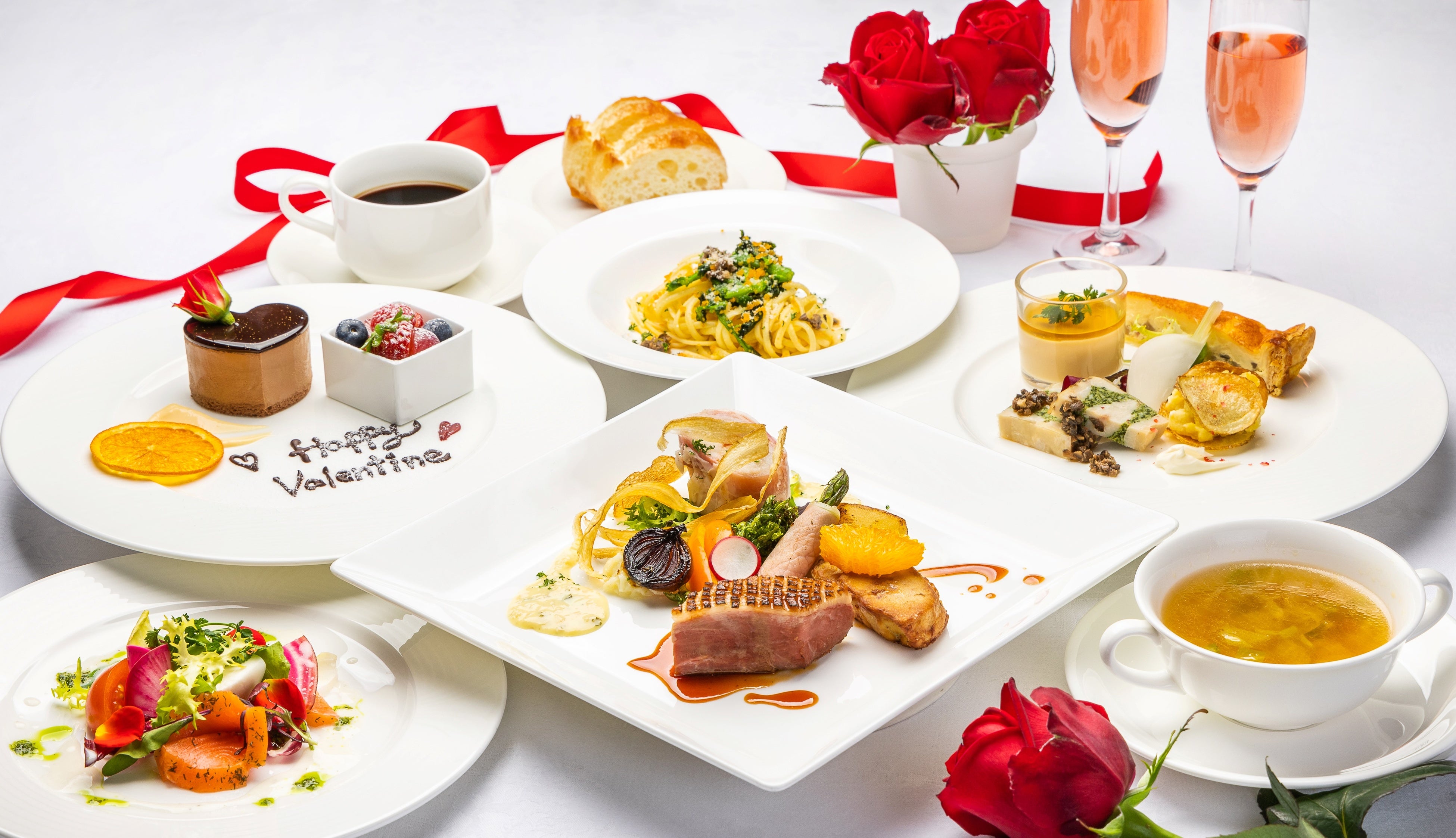 バレンタインランチコース