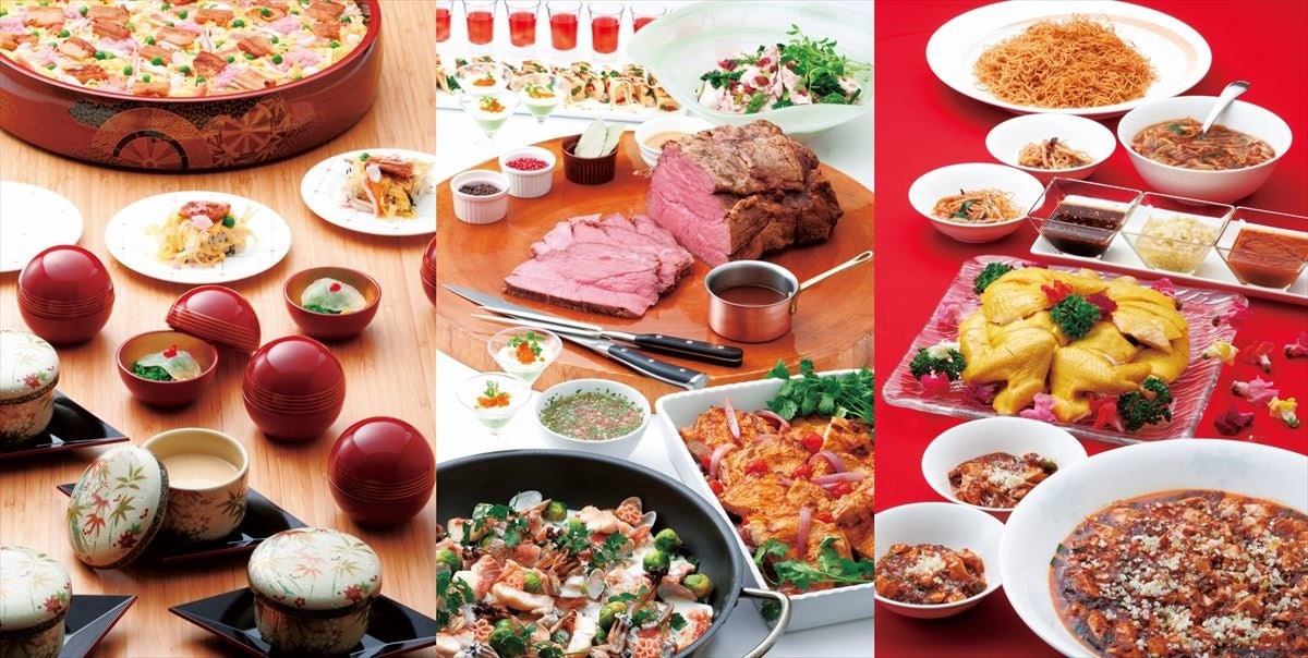 洋食の人気メニューに加え、和食・中華より3品ずつご用意