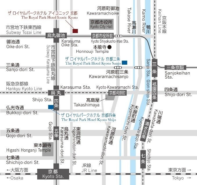ホテル周辺地図