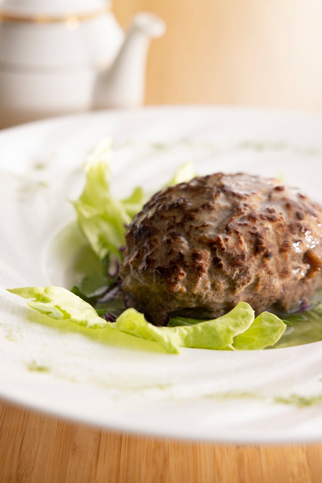 和風スープハンバーグ　昆布茶の香り