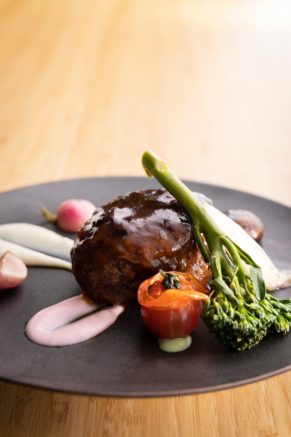 豆腐ハンバーグ　照り焼きソース