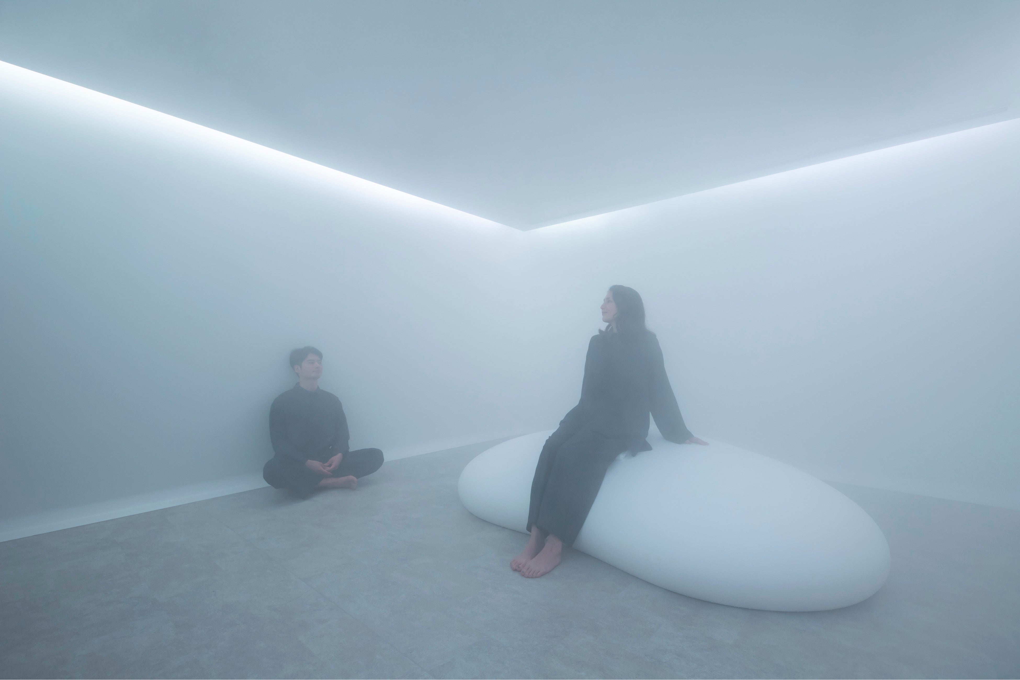 ミストに包まれた「blank」