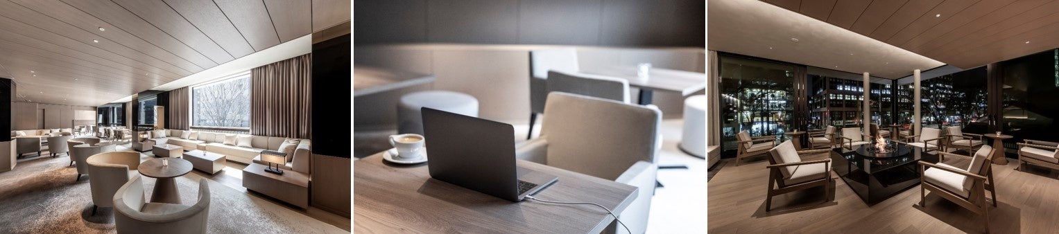 （左から）SAJIKI、OKU、TERRACEの各エリア