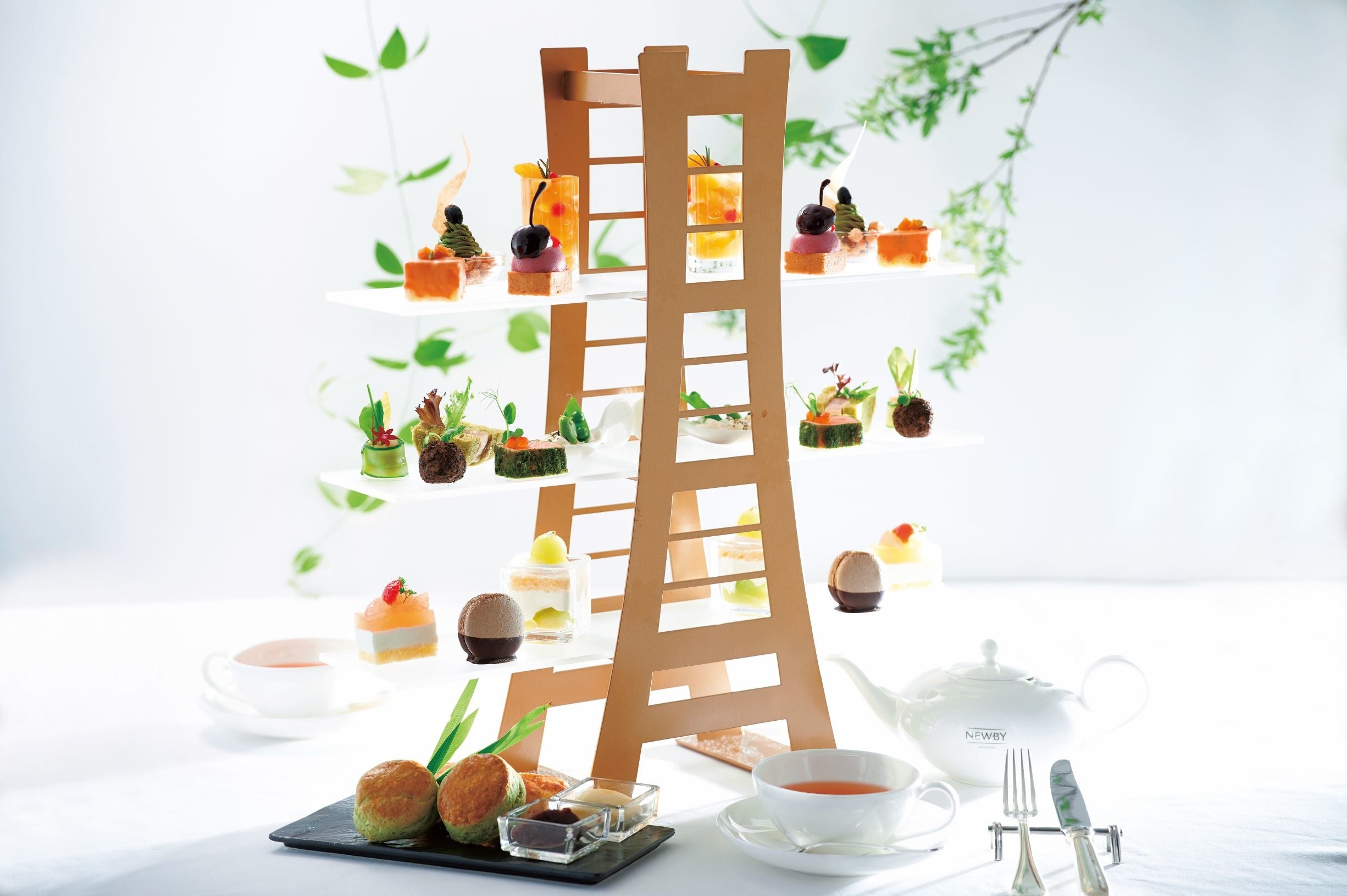 ランドマークアフタヌーンティーセット ―Saison des feuilles（新緑の季節）―