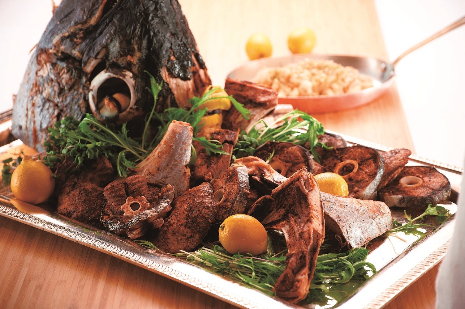 三崎まぐろのケイジャン焼きwithガーリックライス ※土・日・祝日限定