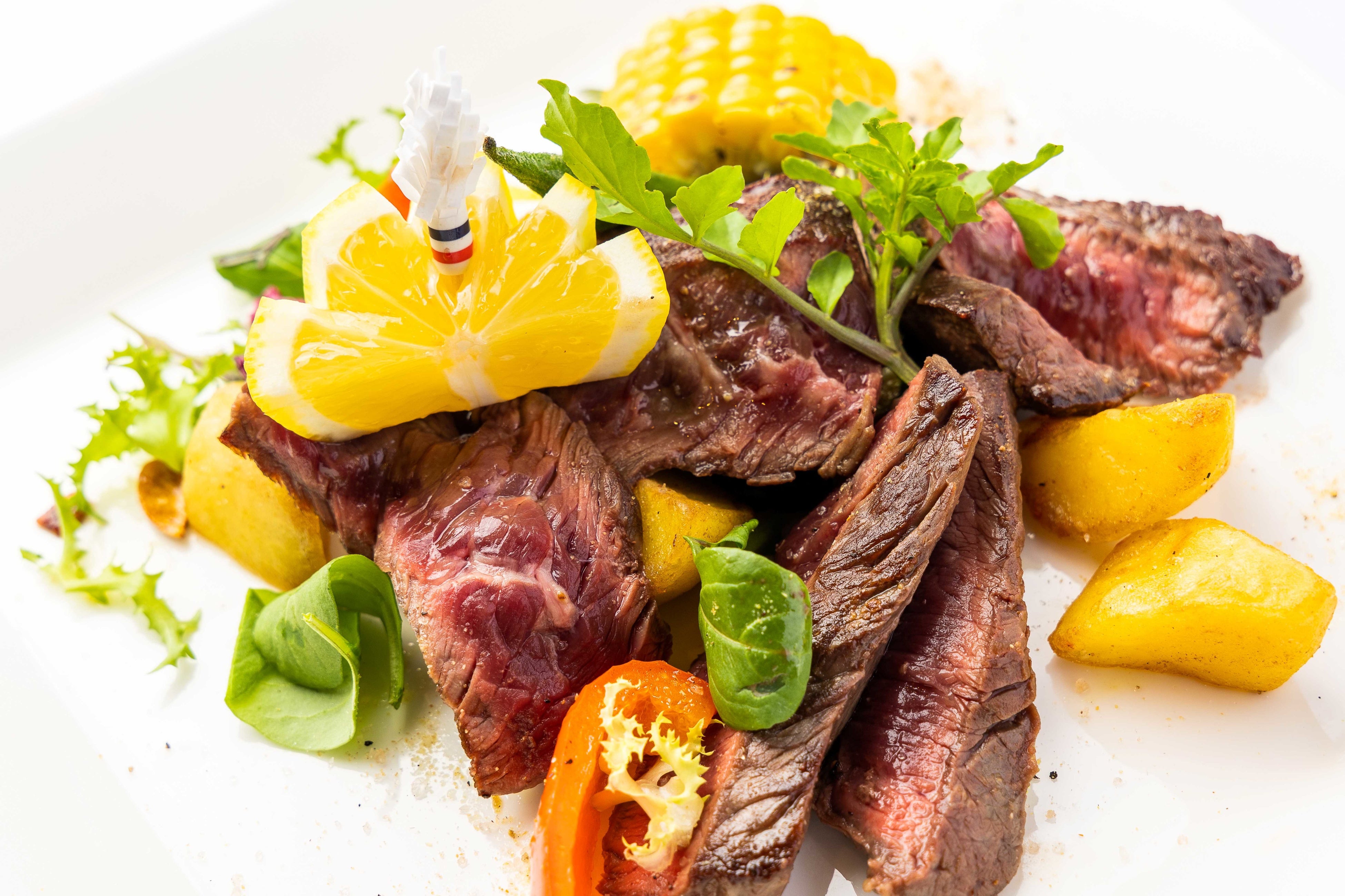 ハンガーステーキ シュラスコ風