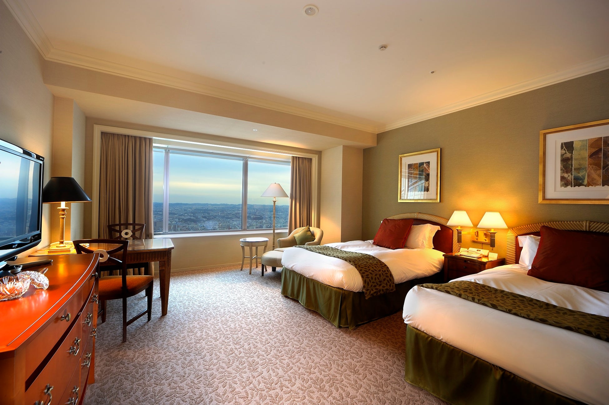 レギュラーフロア デラックスツインルーム シティビュー