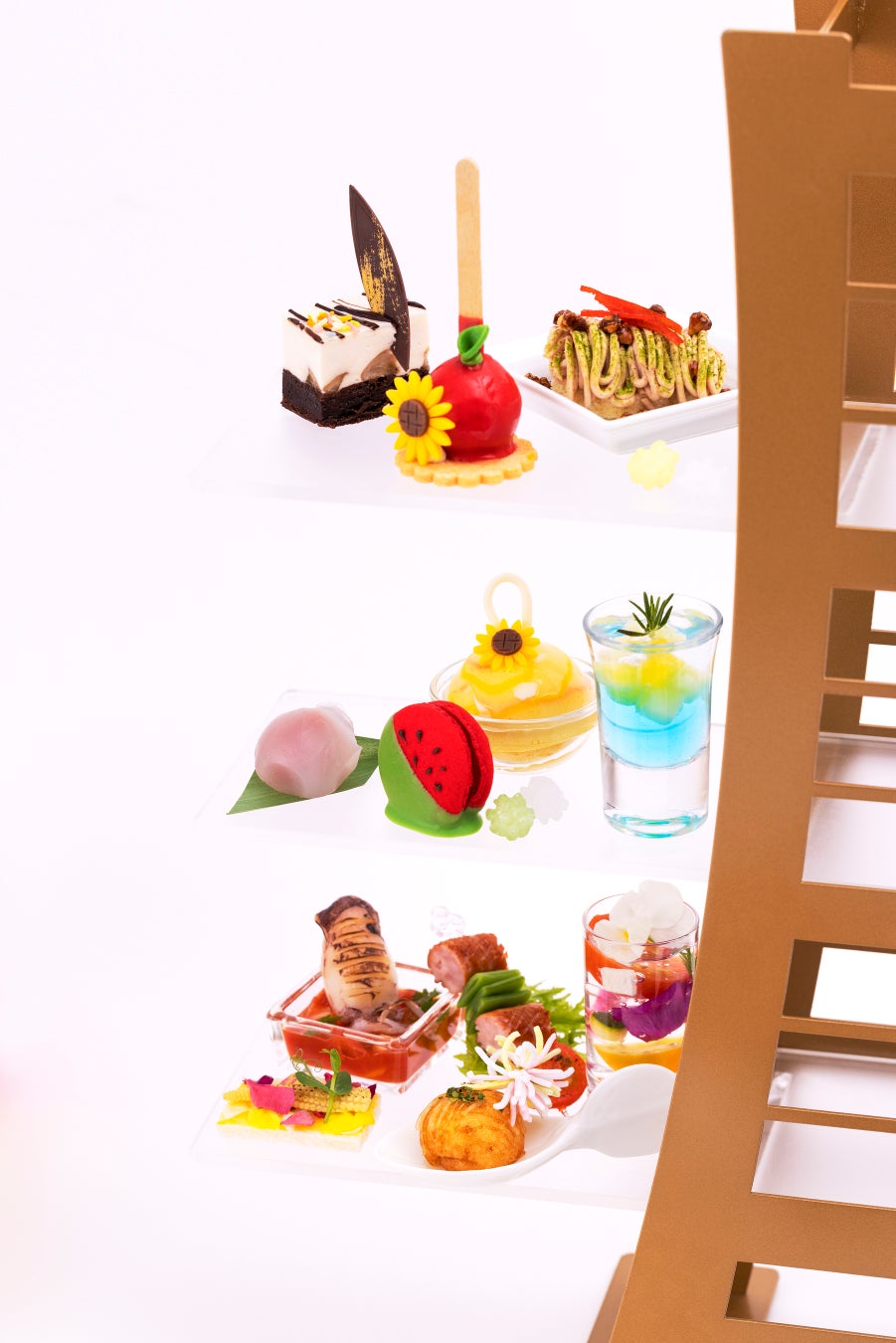 夏祭りの屋台メニューをモチーフにしたスイーツ&セイボリー