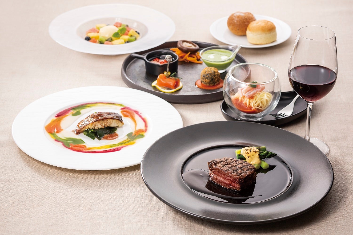 ▲アイコニックディナーコース