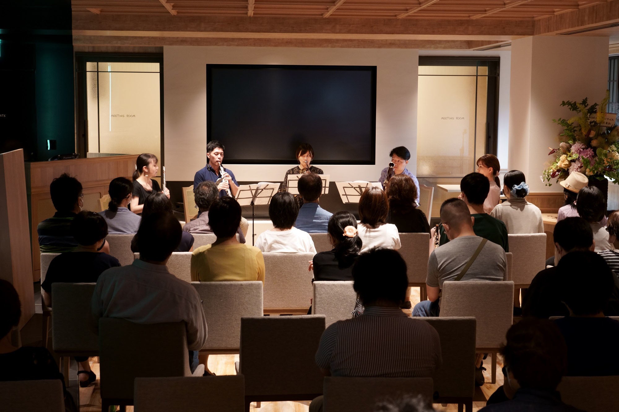 StyleKYOTO管弦楽団　木管五重奏コンサートの模様