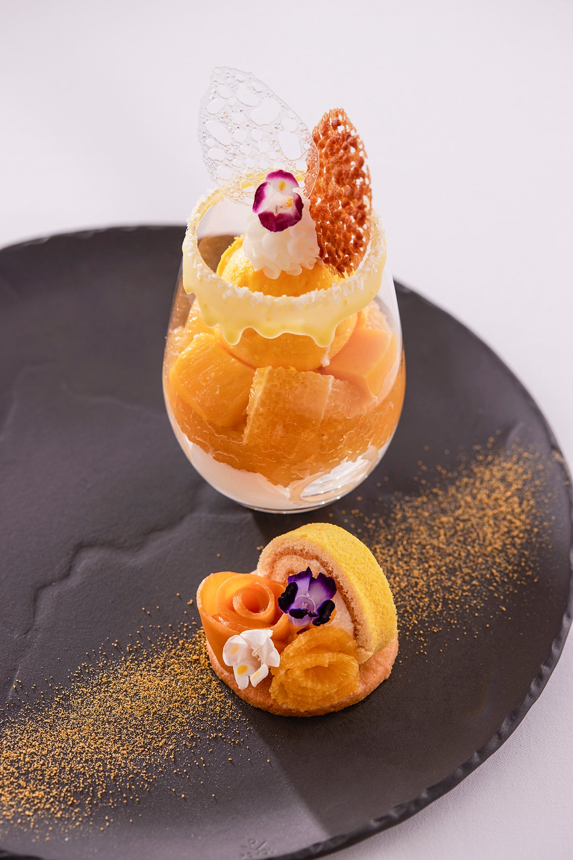 ORENGEーマンゴーとオレンジのパフェー