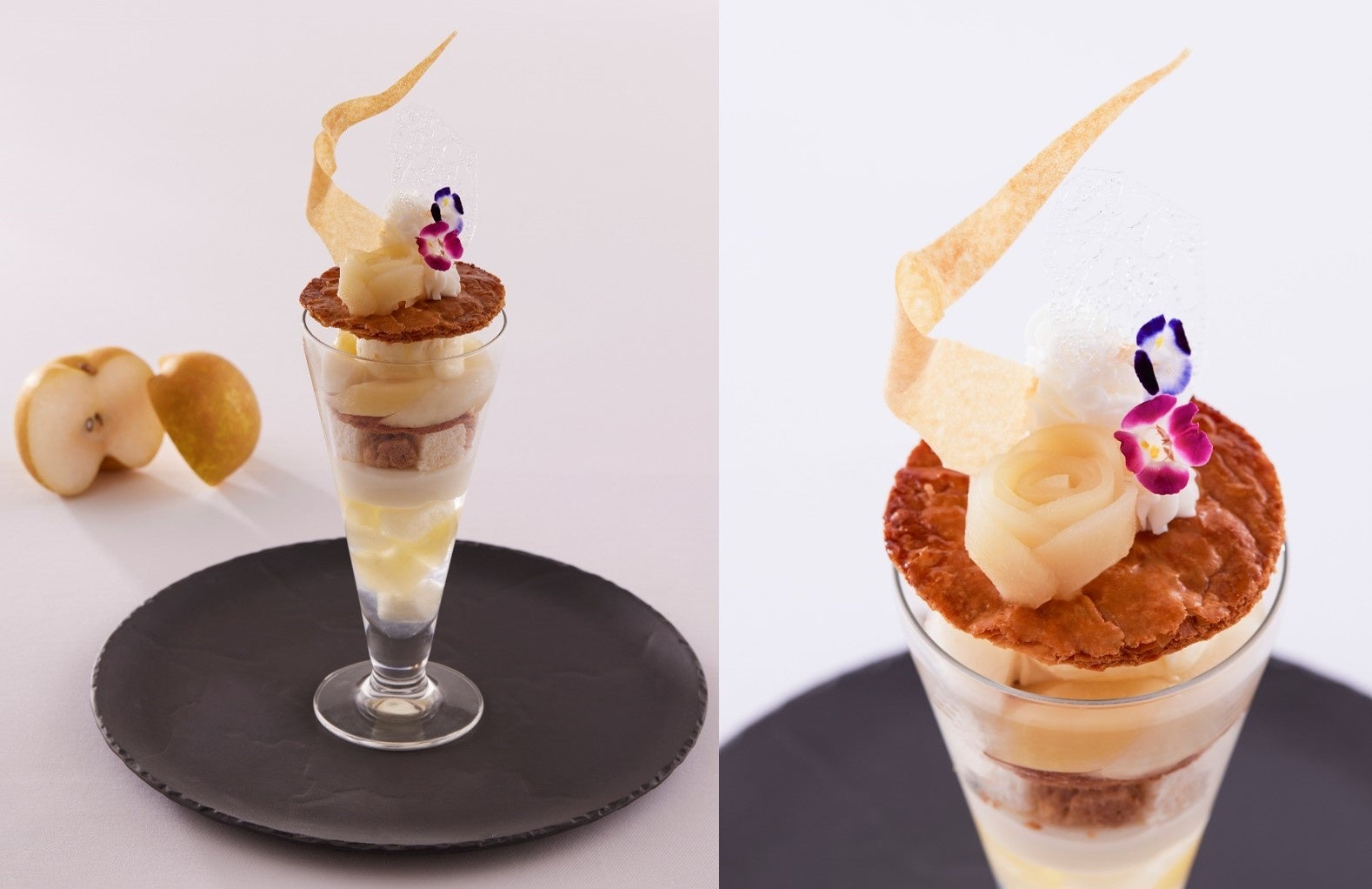 WHITEー和梨と洋梨のパフェー