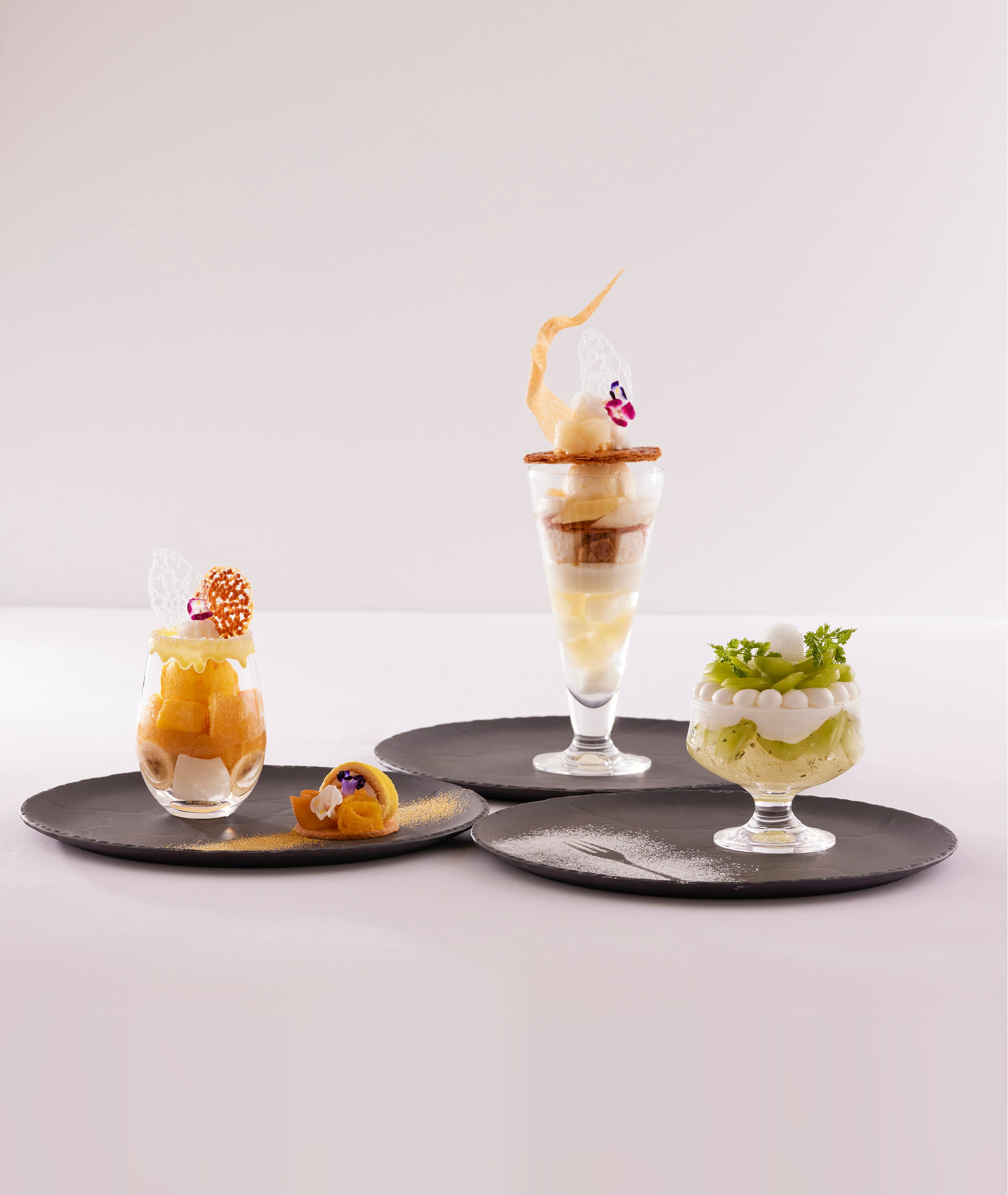 期間限定のパフェ3種