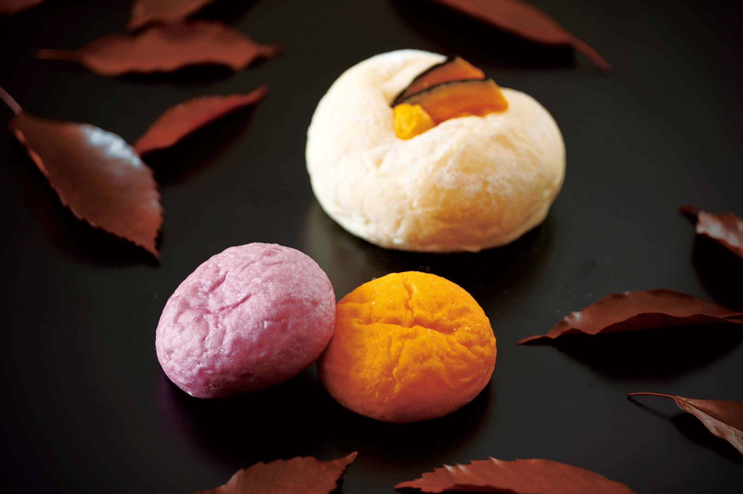 かぼちゃのクリームフォンデュ／ハロウィンあんぱん