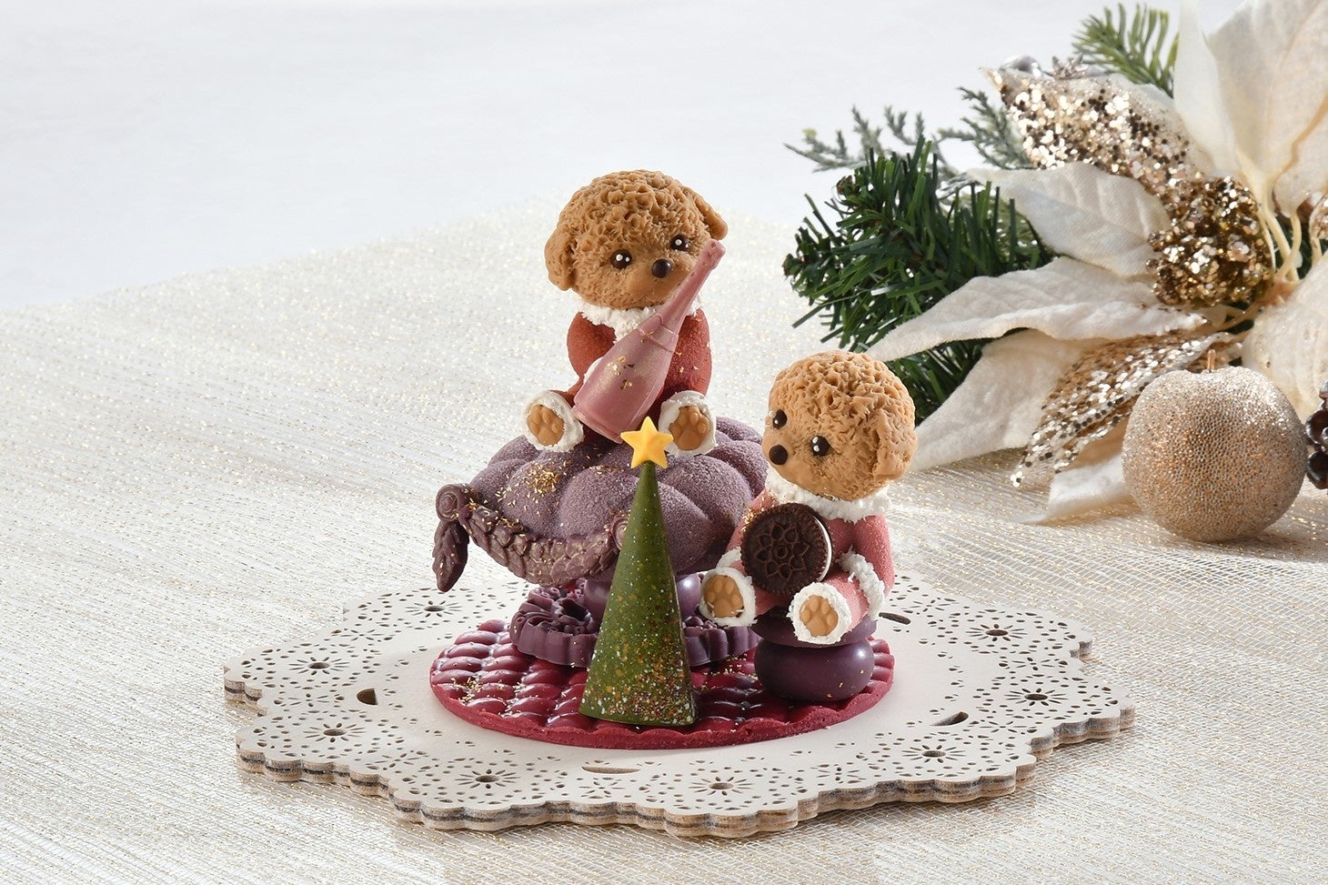 クリスマスチョコレート“プードルサンタ”