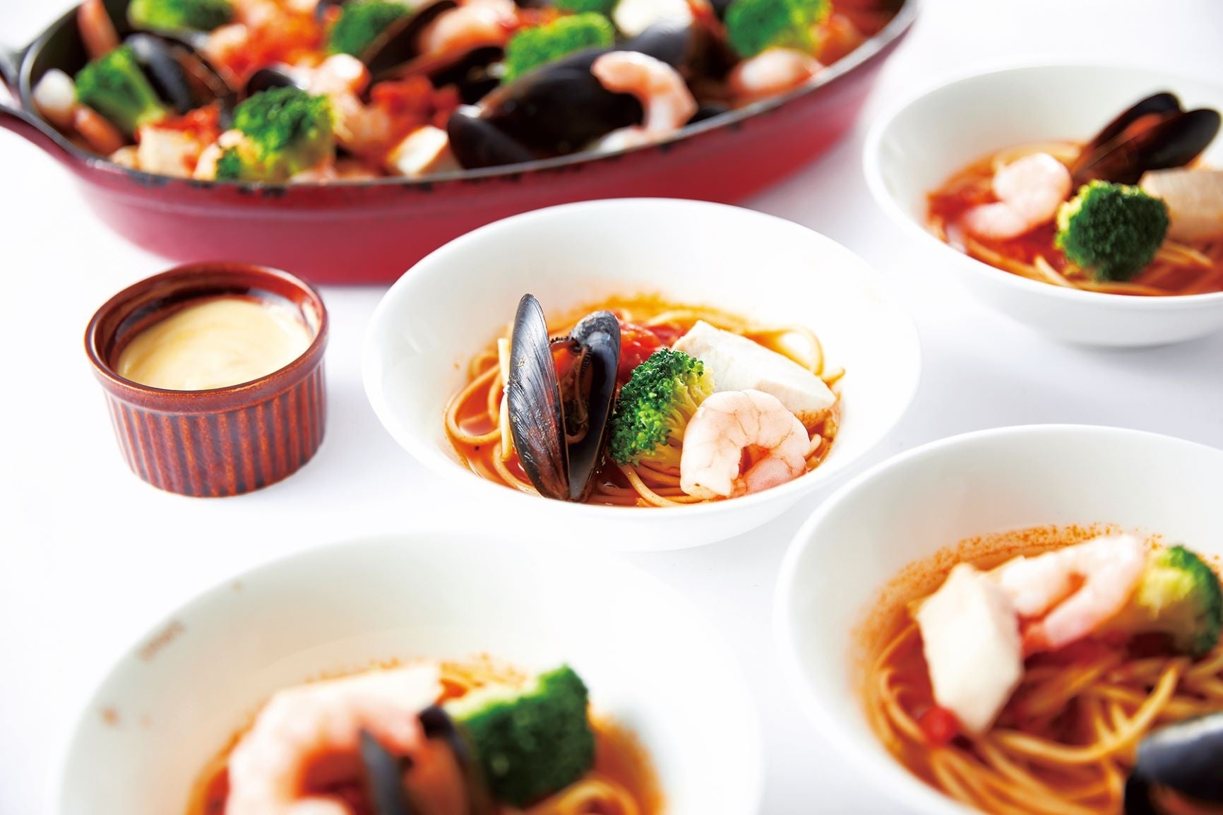 魚介のスープスパゲッティ ブイヤベース風