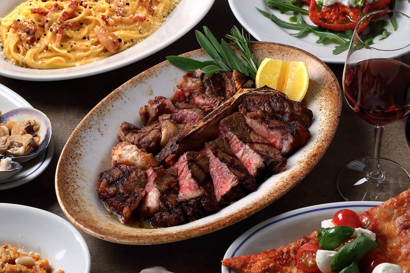 T-ボーンステーキ ビステッカコース(1月1日ディナー提供予定)