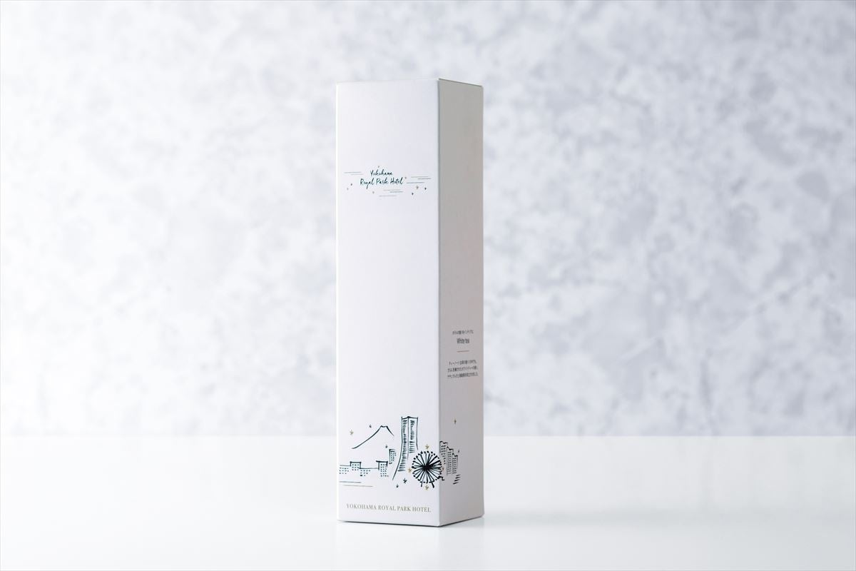 みなとみらいの風景をあしらったパッケージ