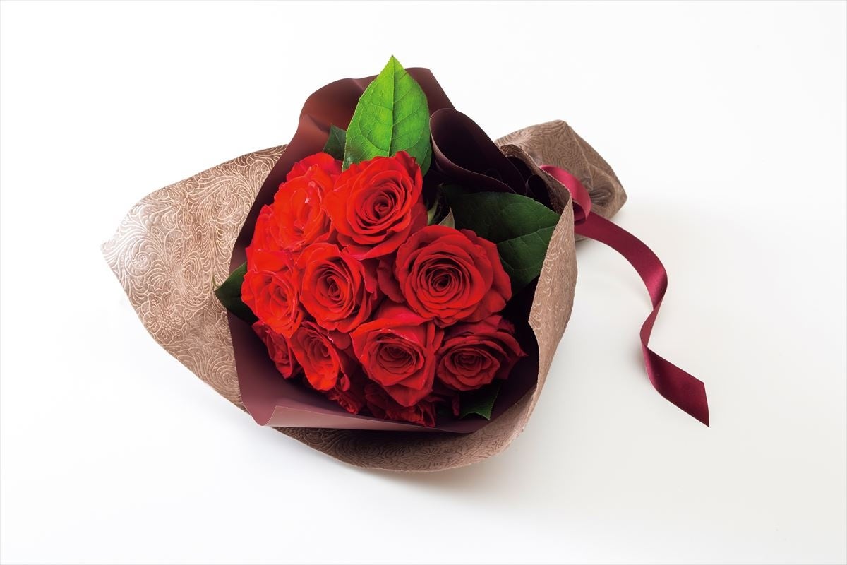 ダーズンローズ（赤バラまたは白バラをお選びいただけます。）