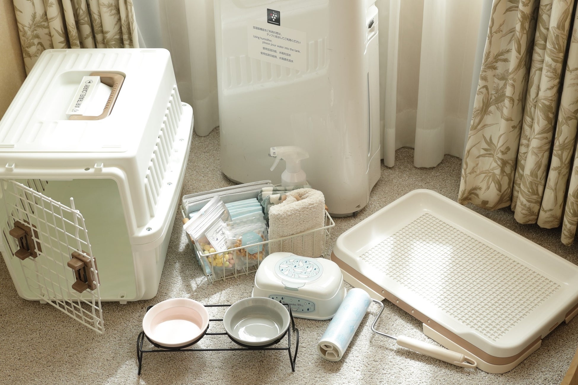 お荷物を少なくできるようアメニティも用意