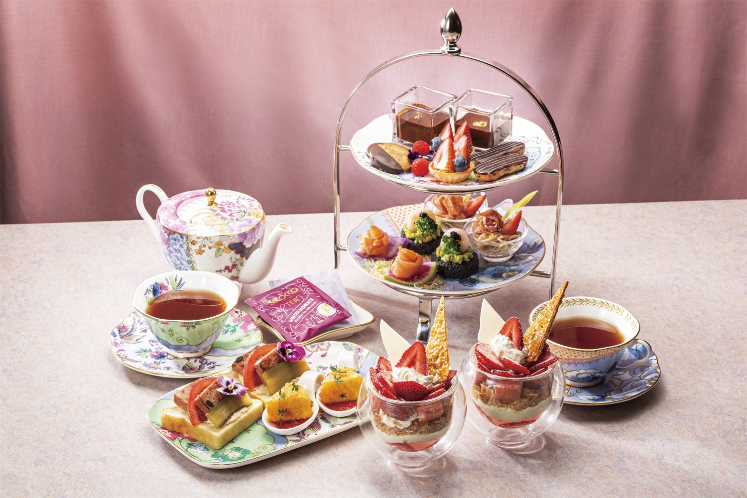 AFTERNOON TEA with SIROCCO “いちご&チョコレート”