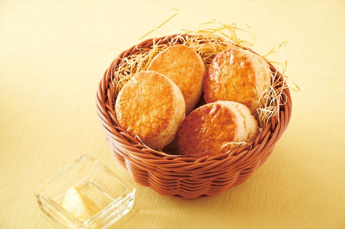 卵型の可愛らしいスコーン