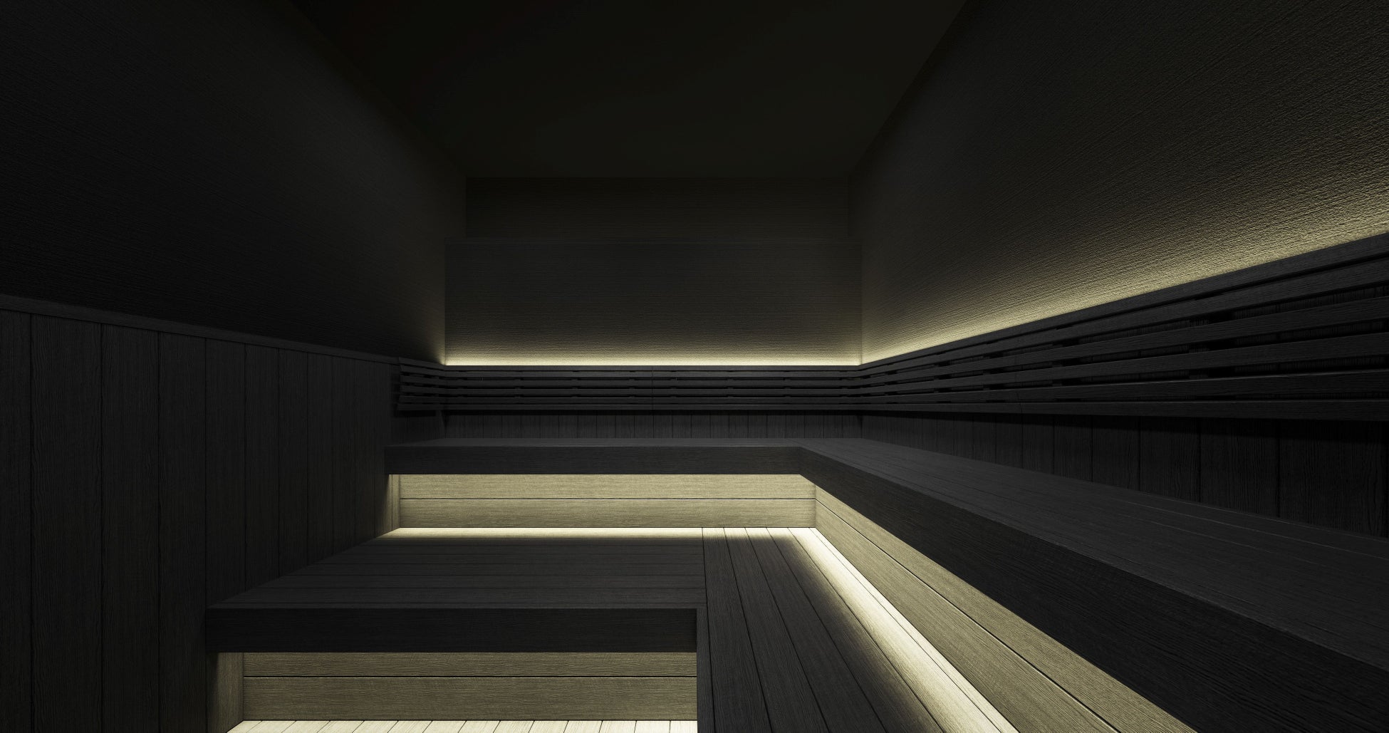 男性用のドライサウナ ※女性用にはミストサウナを用意