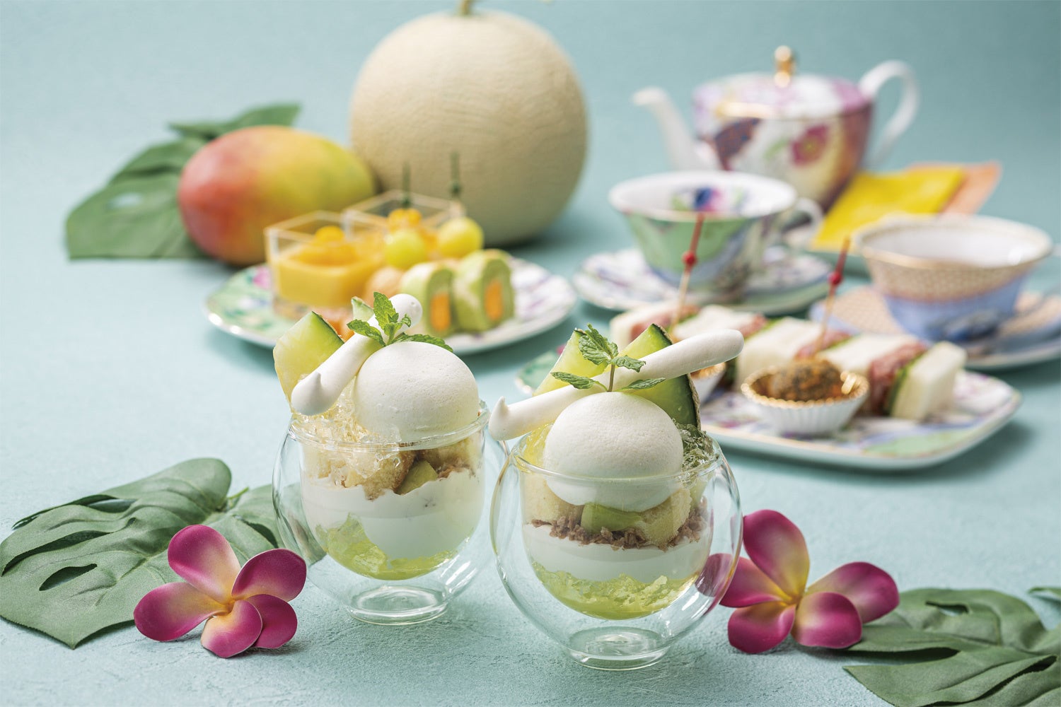 静岡県産マスクメロンパフェ