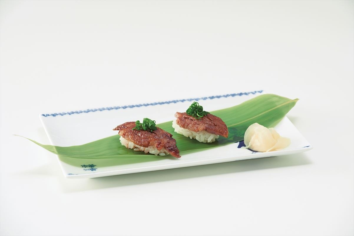 <プレゼントディッシュ>黒毛和牛炙り寿司(2貫)