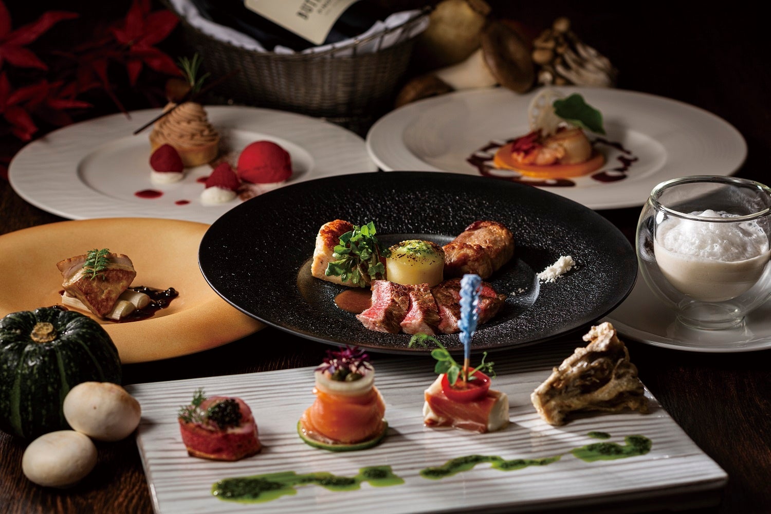 実りの秋「日本の野菜」摩天楼ディナー