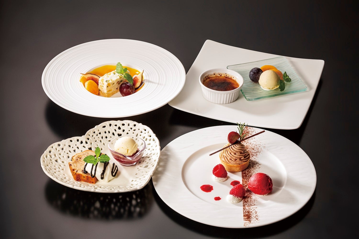 パティシエ自慢の自家製デザート