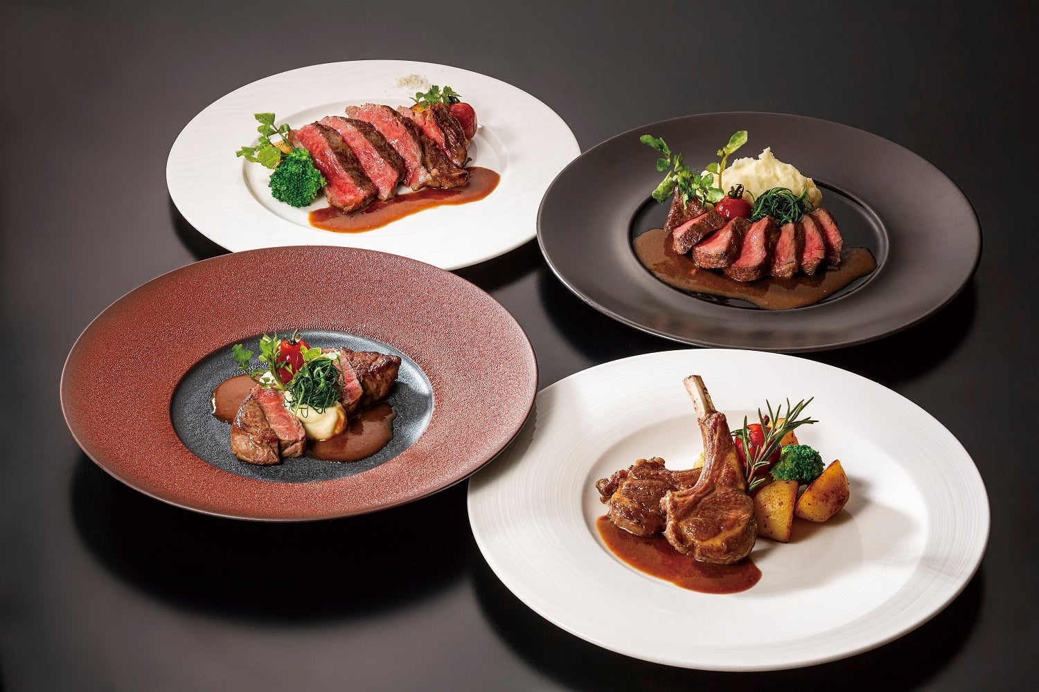 ハーモニーディナーメイン料理4種