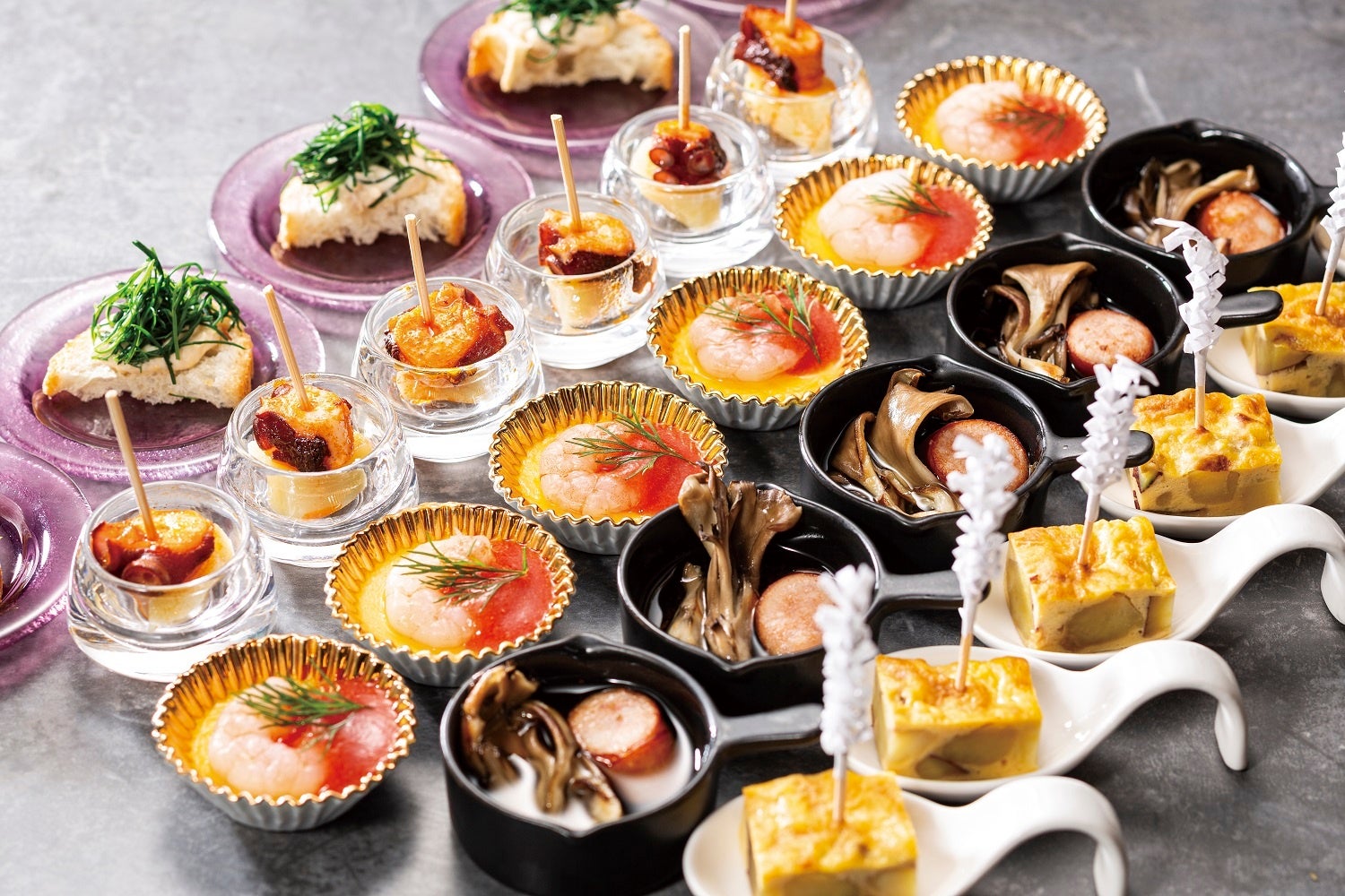 実りの秋「日本の野菜」アイコニックランチ タパスカクテルブッフェ