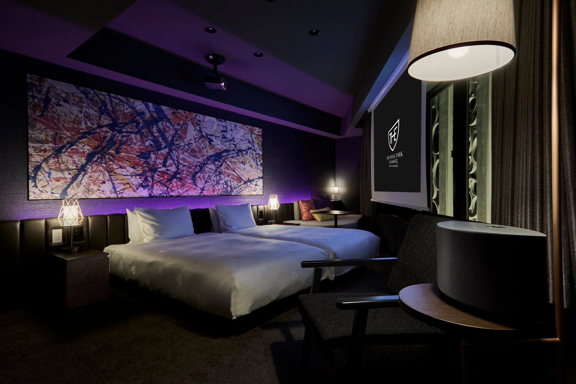 キャンバスデラックスツインルーム 12:00までのレイトチェックアウト特典付き