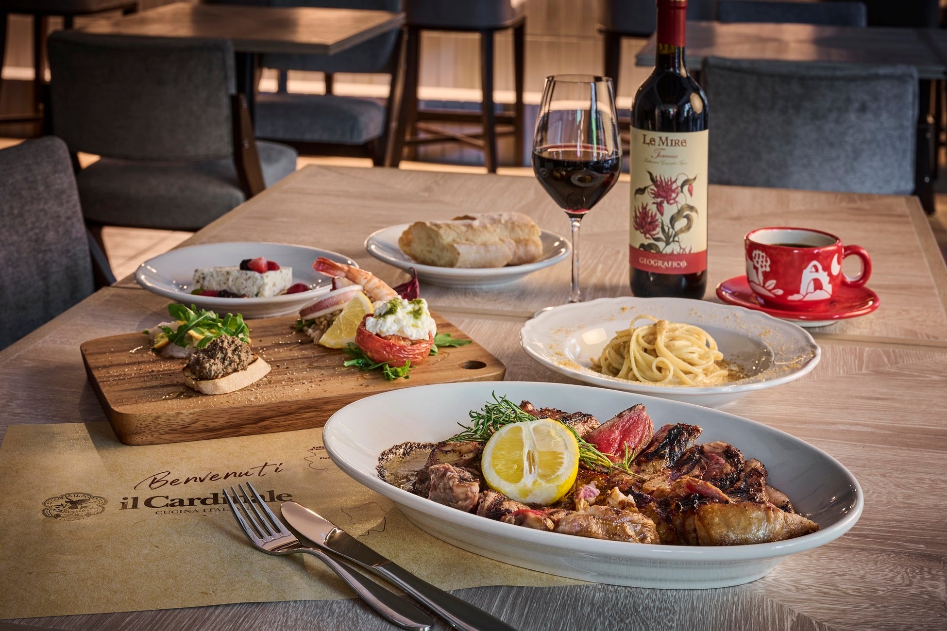 1F「il Cardinale Ginza Corridor Cucina Italiana」フィレンツェ名物 Tボーンステーキ「ビステッカ アッラ フィオレンティーナ」が 楽しめるディナーコース