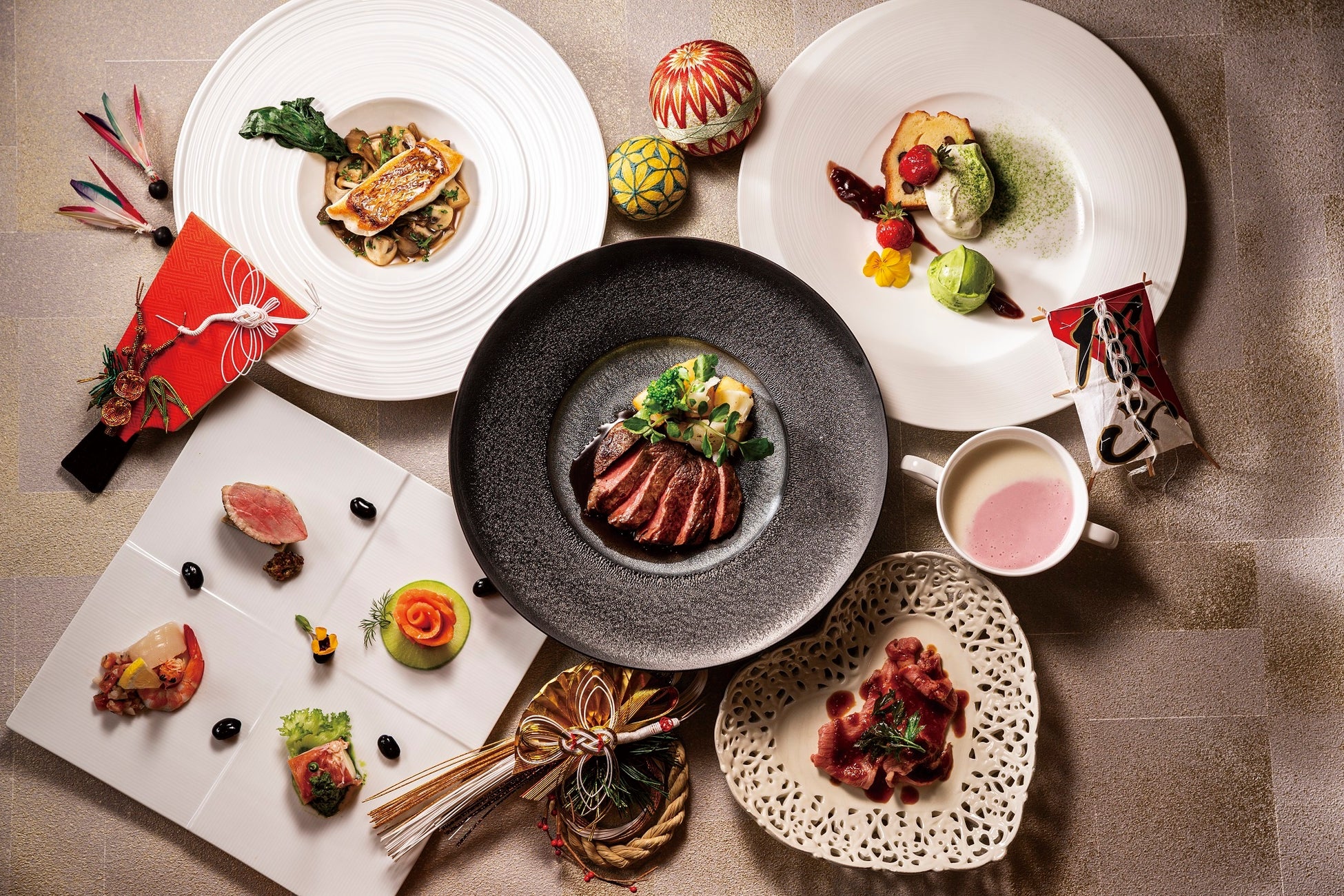 お正月≪松≫プランに含まれるディナー例:大晦日・新春特別ディナーコース