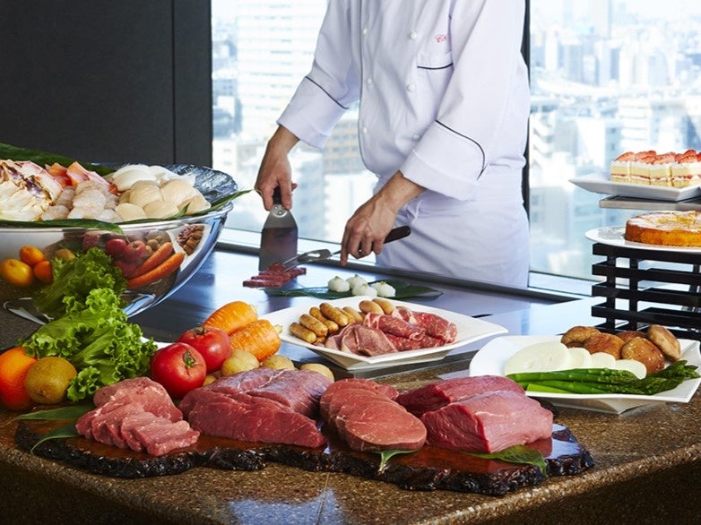 「すみだ」 クリスマス鉄板焼ステーキ食べ放題